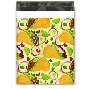 8 pieces of 10X13 poly mailers Taco Tuesdays New